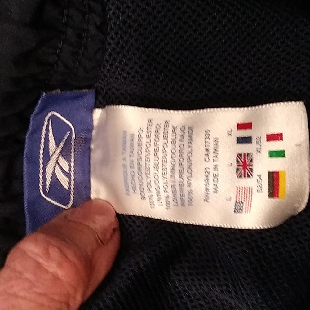 2 pairs of Reebok exercise pants size Large Navy and Black - Picture 5 of 7